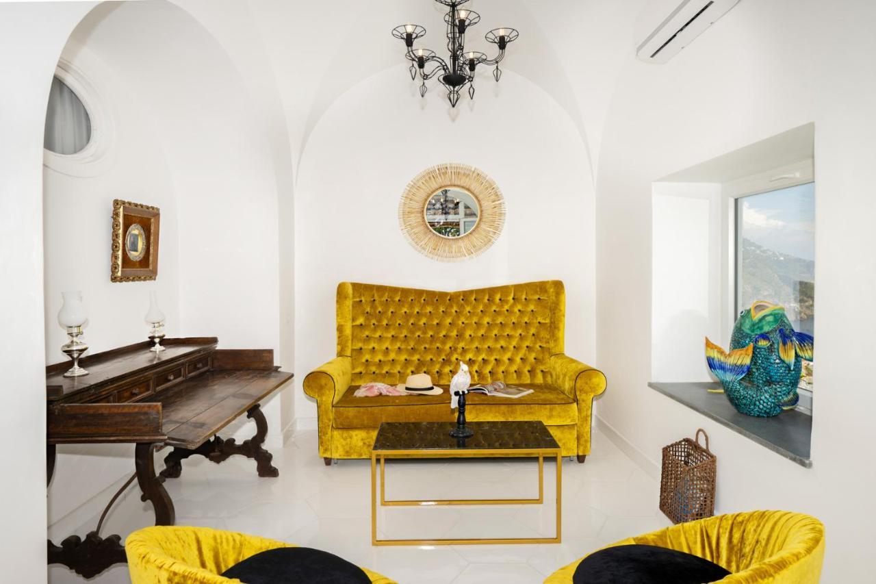 Villa Mimina - Exclusive Villa With Garden, Jacuzzi And Sea View Praiano Exterior photo